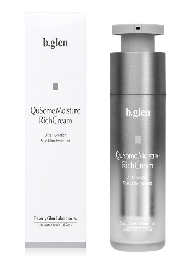b.glen ビーグレン b.glen QuSome Moisture Rich Cream (30g/1.06oz.) Advanced anti-aging night cream and rich emollience - Image 1